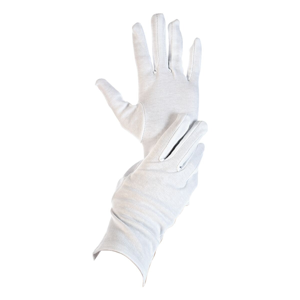 12 paire(s) Franz Mensch gants de protection coton, Taille L blanc