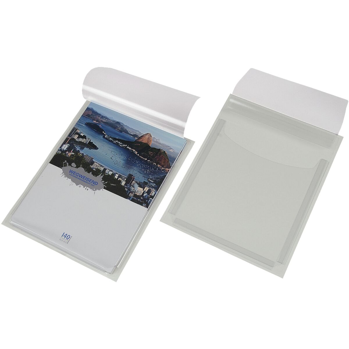 Office Box Lot De 10 Pochettes à Soufflet 2cm A4 - Grande Capacité Multi-Perforées Polypropylène Recyclable