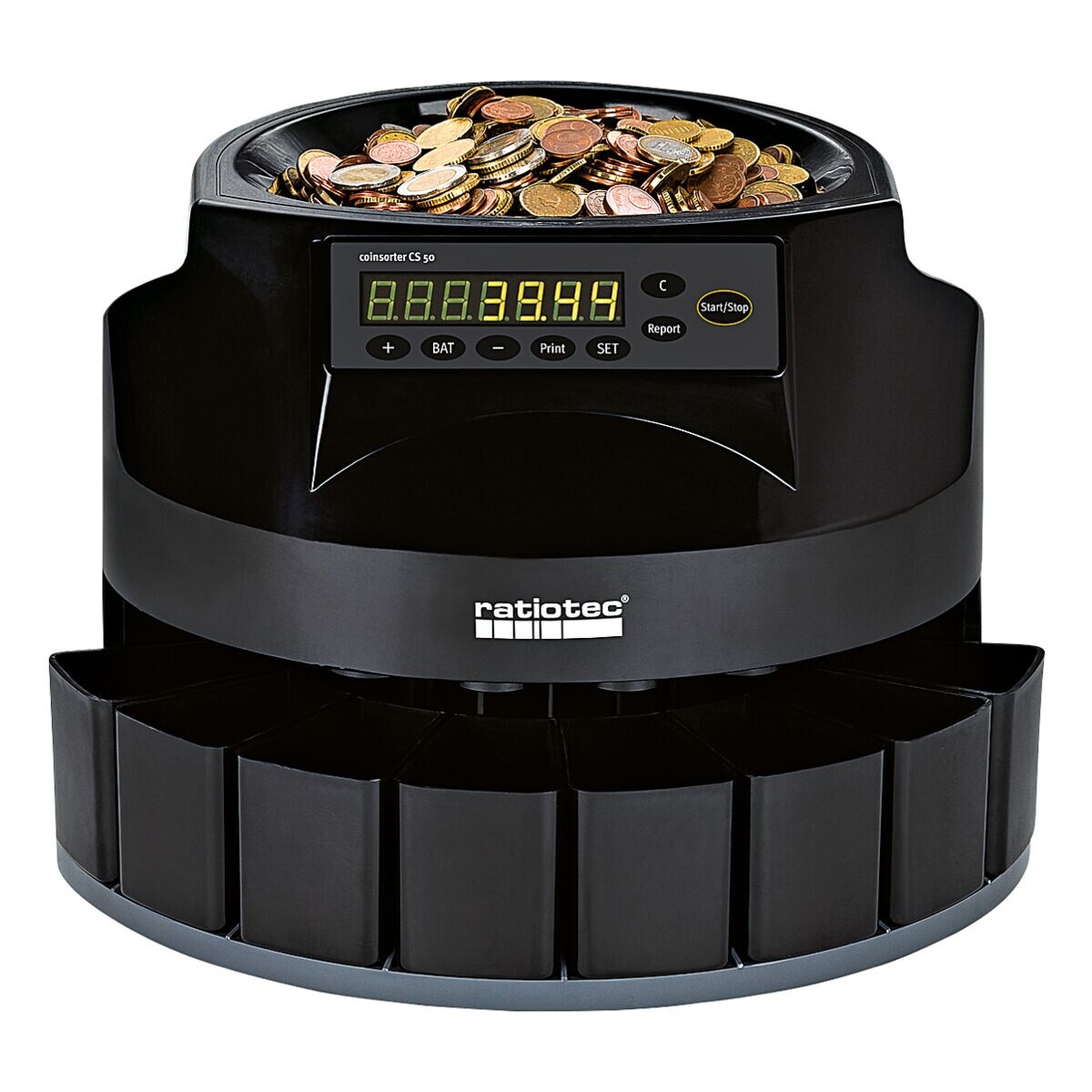 ratiotec Compteuse-trieuse de monnaie « CS 50 »