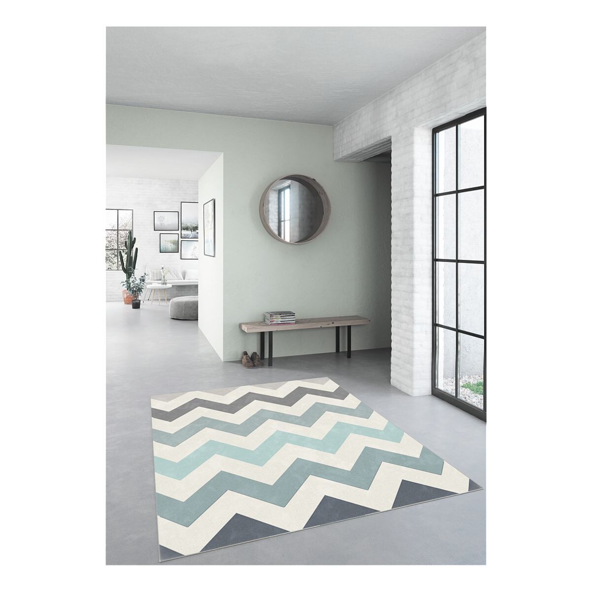 Paperflow Tapis « Canvas » 120 x 170 modèle C