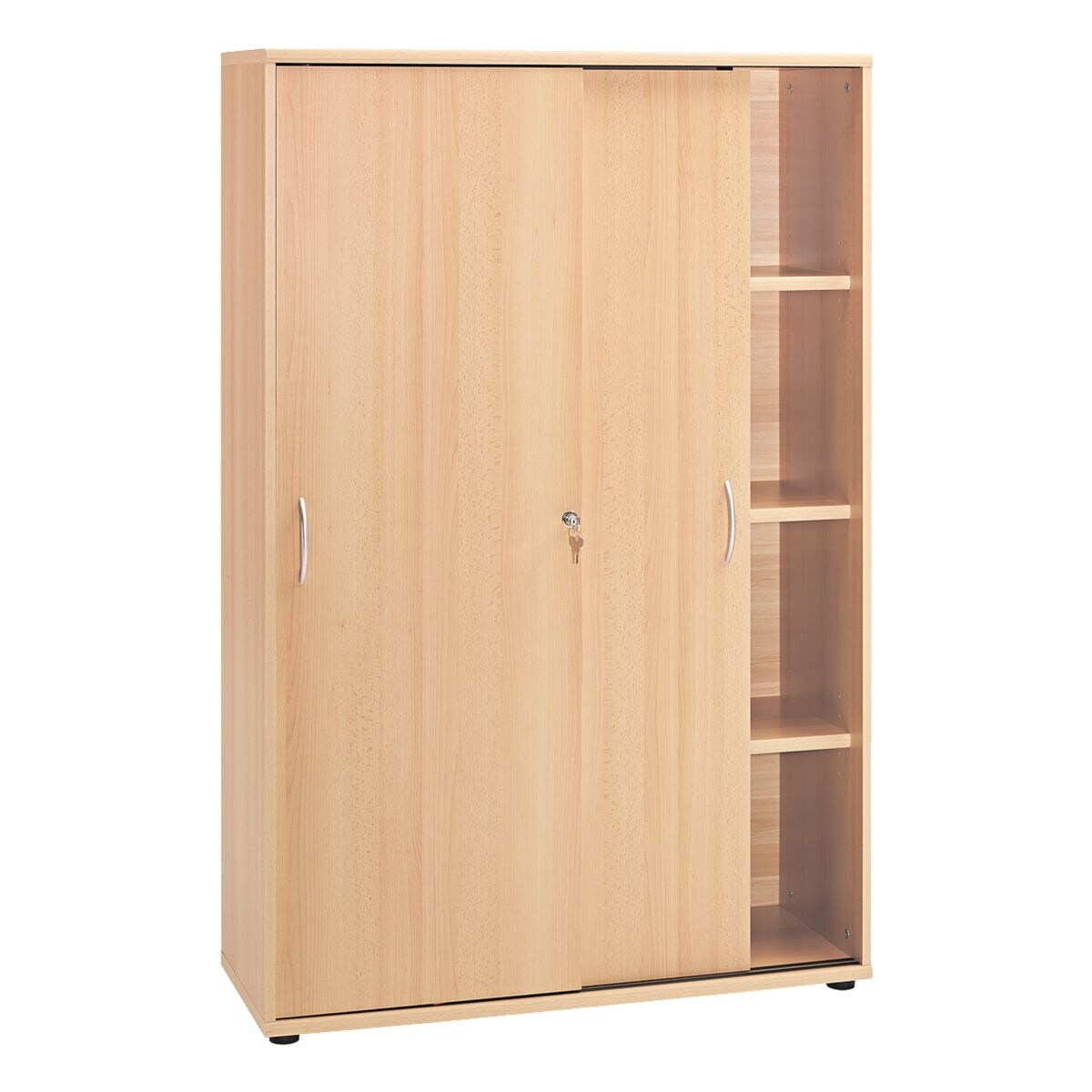 Möbelpartner Armoire à portes coulissantes « Smileline V » 100 cm large 4 NC