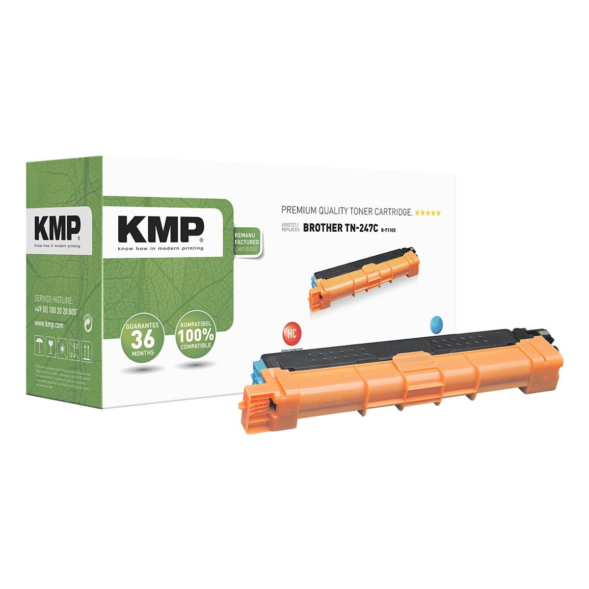 KMP Toner équivalent Brother « TN-247C »