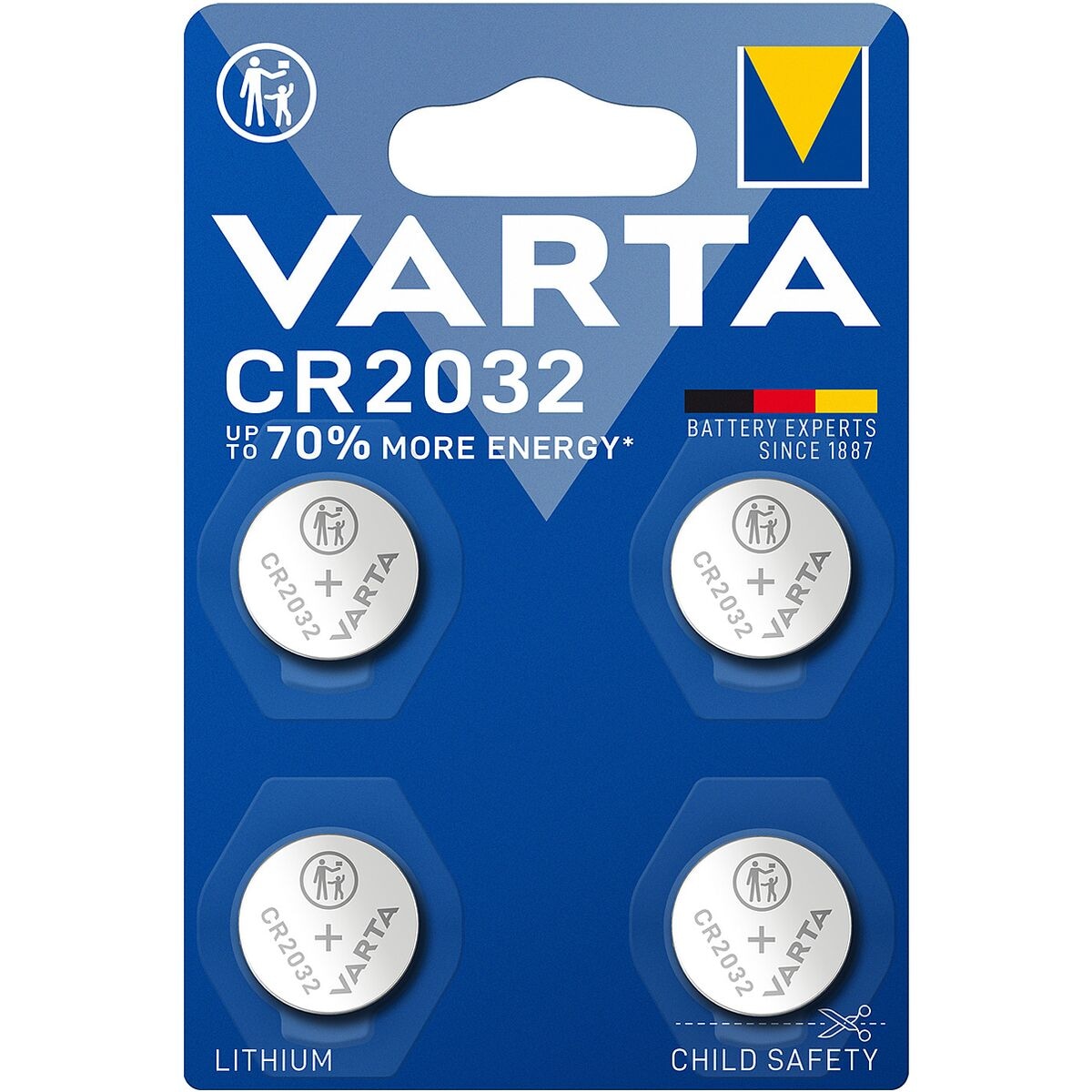 Varta Paquet de 4 piles boutons  ELECTRONICS  CR2032