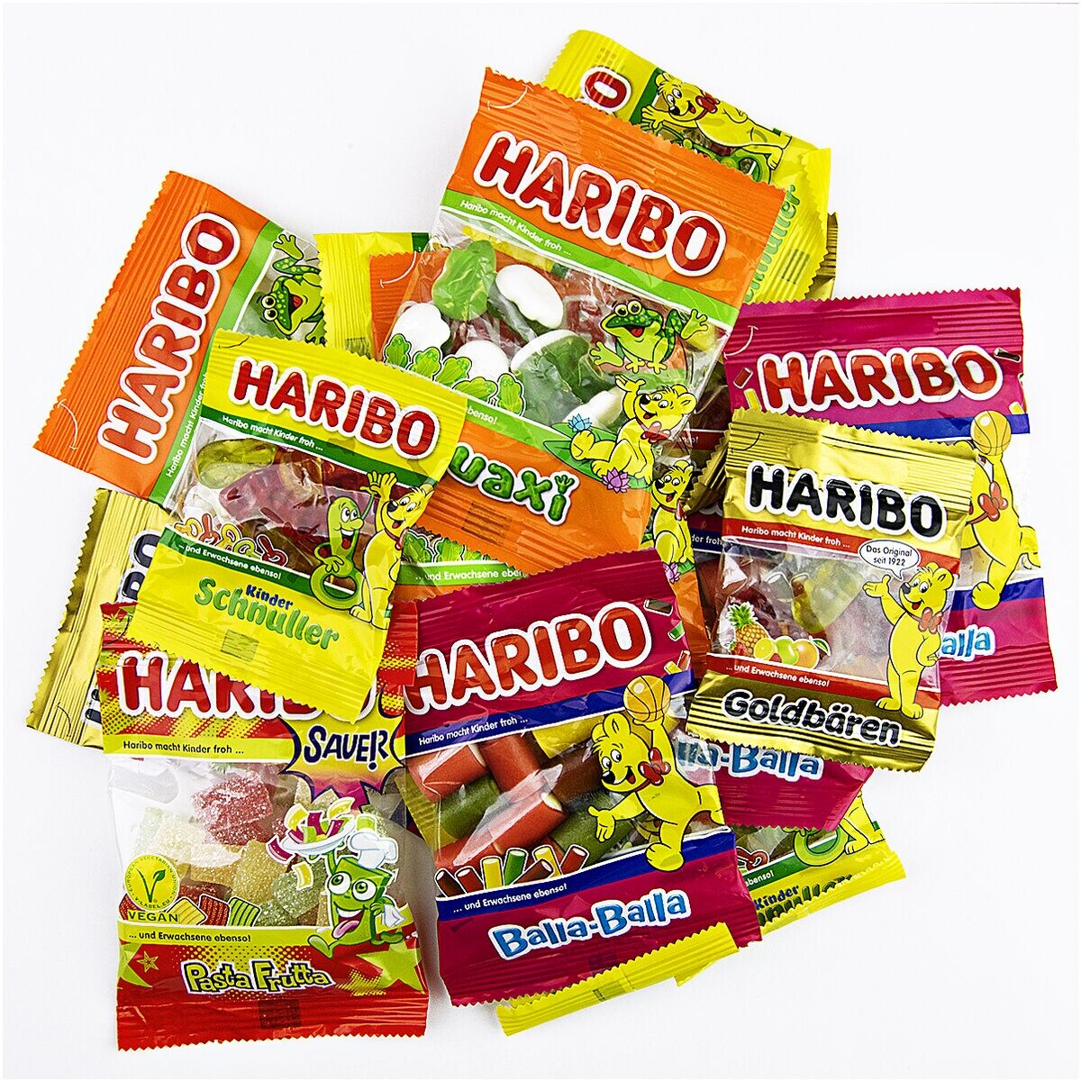 Haribo Kinder-Party Minis bonbon gélifié 1 sachet de 15 mini-emballages,  acheter à prix économique chez OTTO Office.