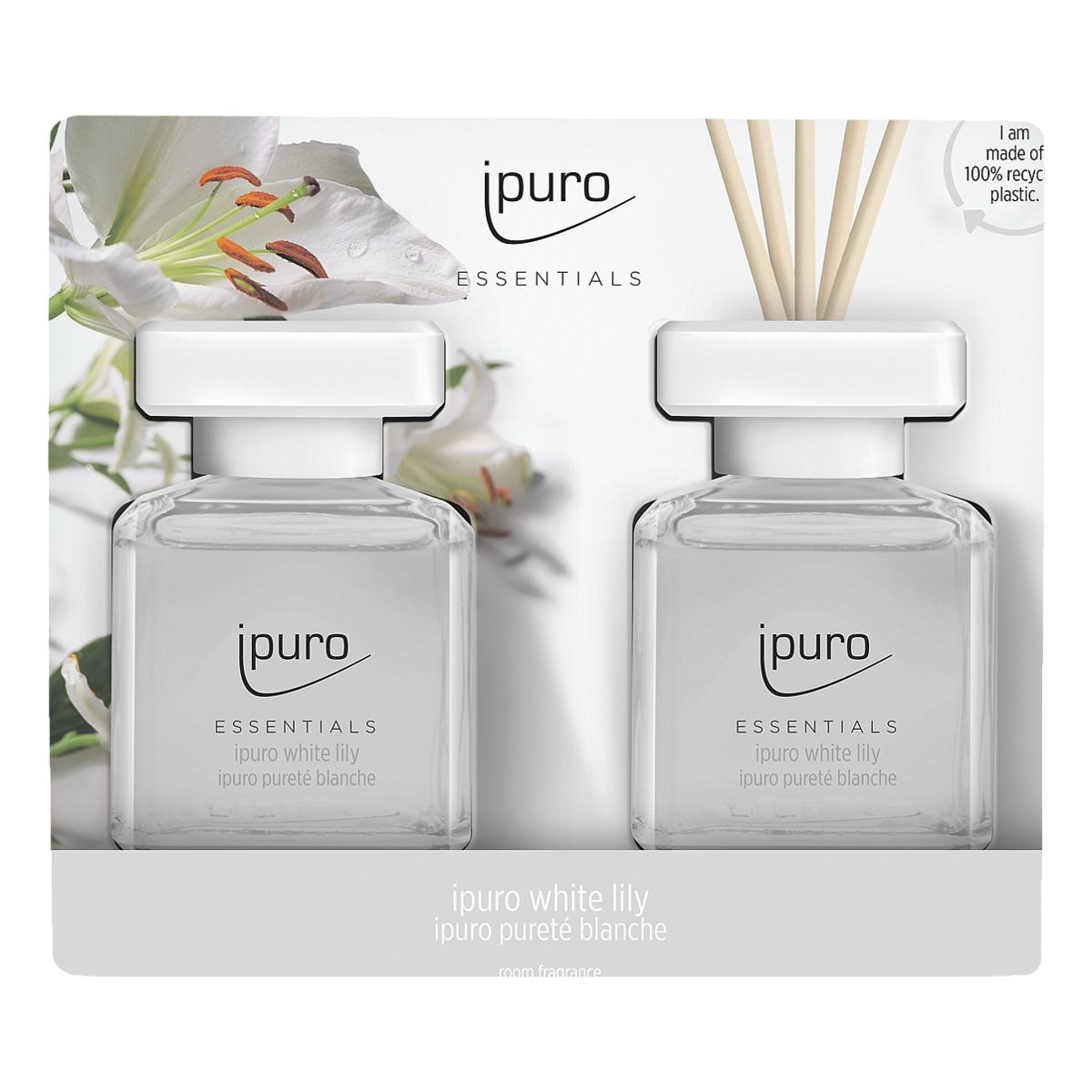 ipuro Parfum d'intrieur  White Lily  2x 50 ml