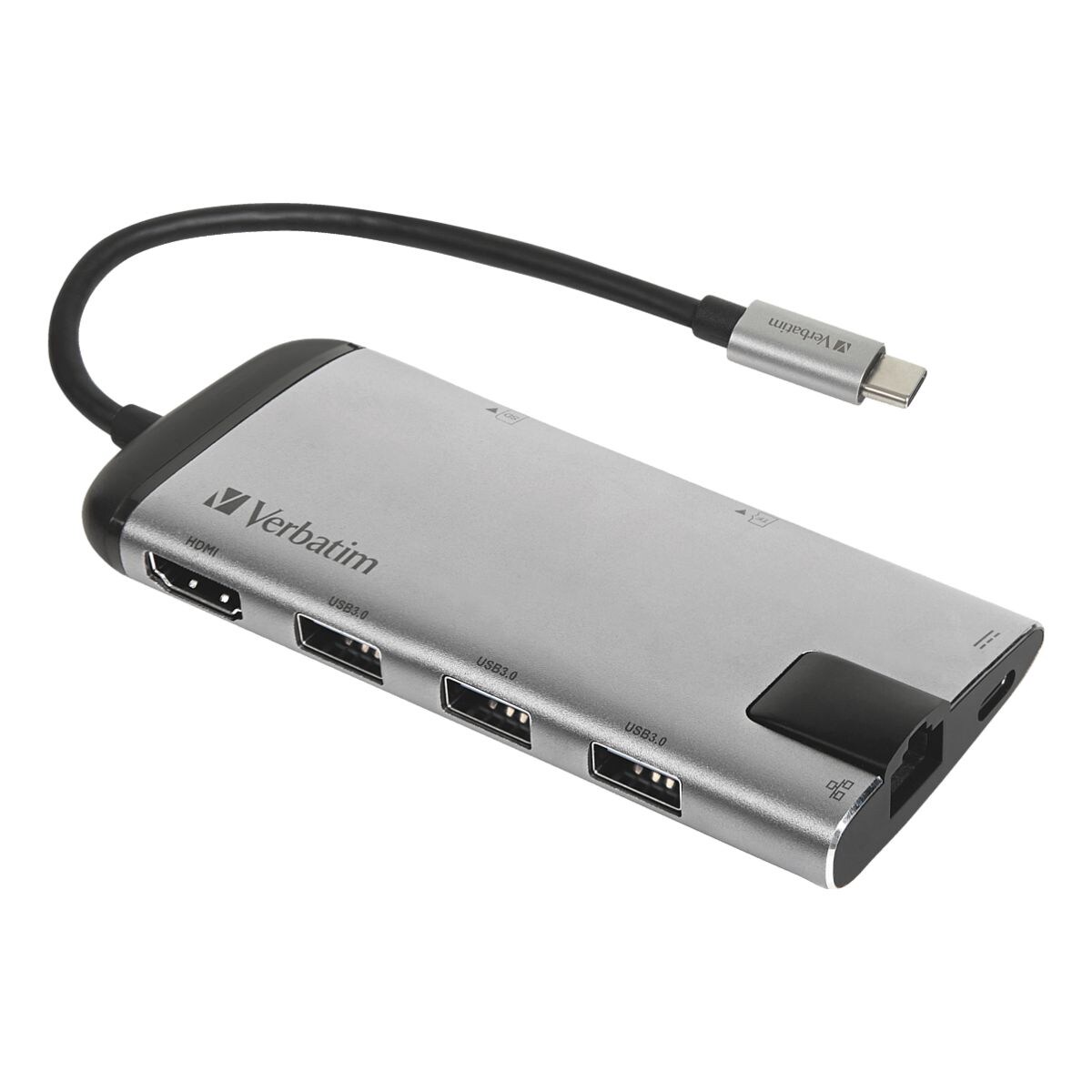 Verbatim Hub multiport USB-C (USB 3.0 / HDMI / Gigabit Ethernet / SD / microSD)