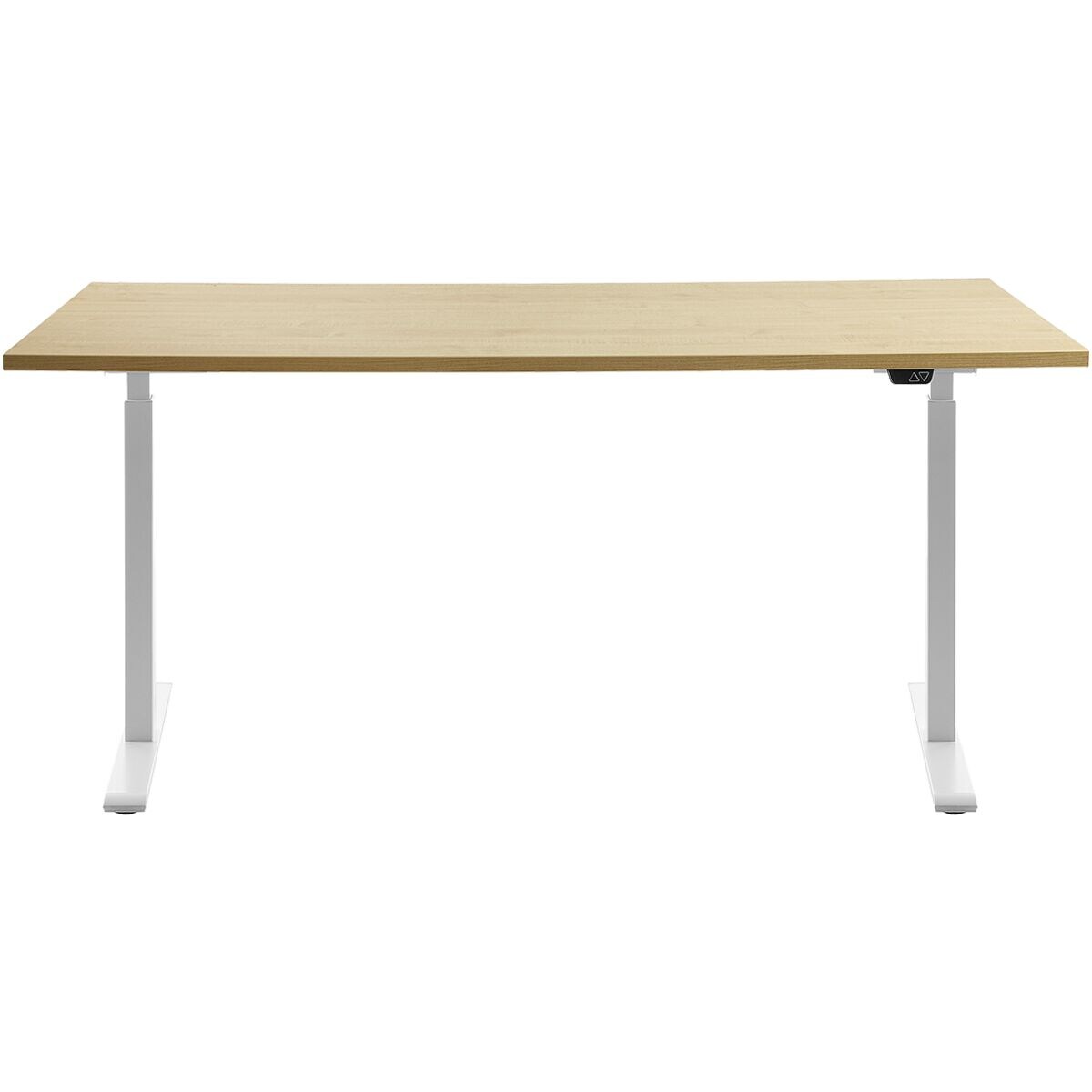 Topstar bureau réglable en hauteur (électrique) »Topstar Office« 160 cm, piètement en T blanc