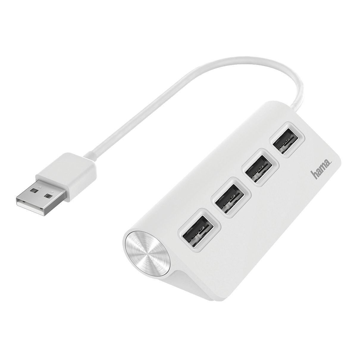 Hama Hub USB 2.0, 4 ports, blanc