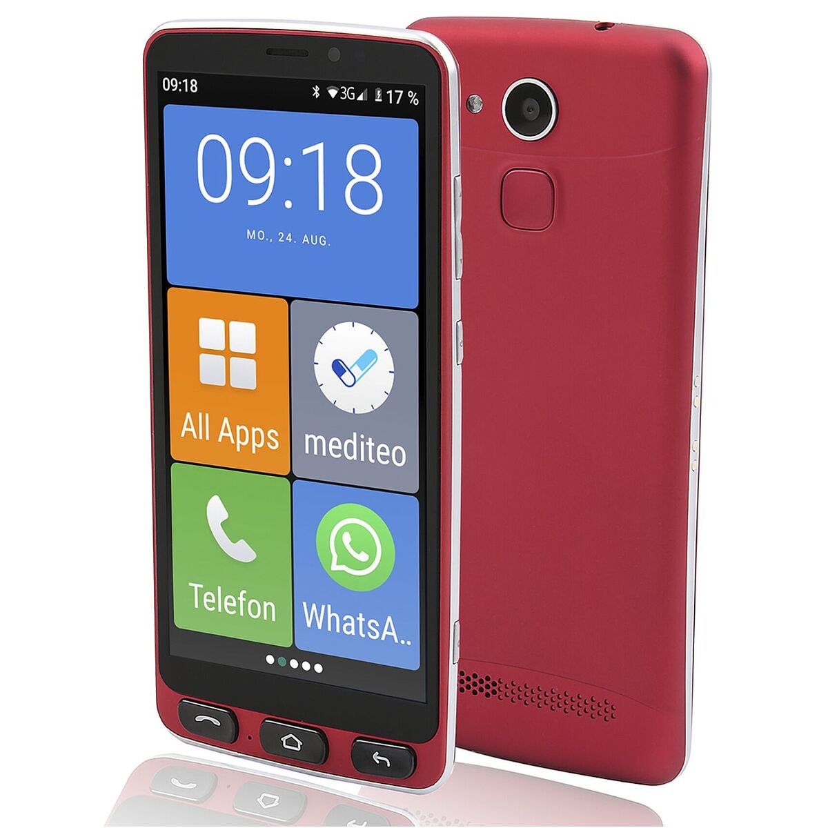 Olympia Smartphone senior « Neo » rouge