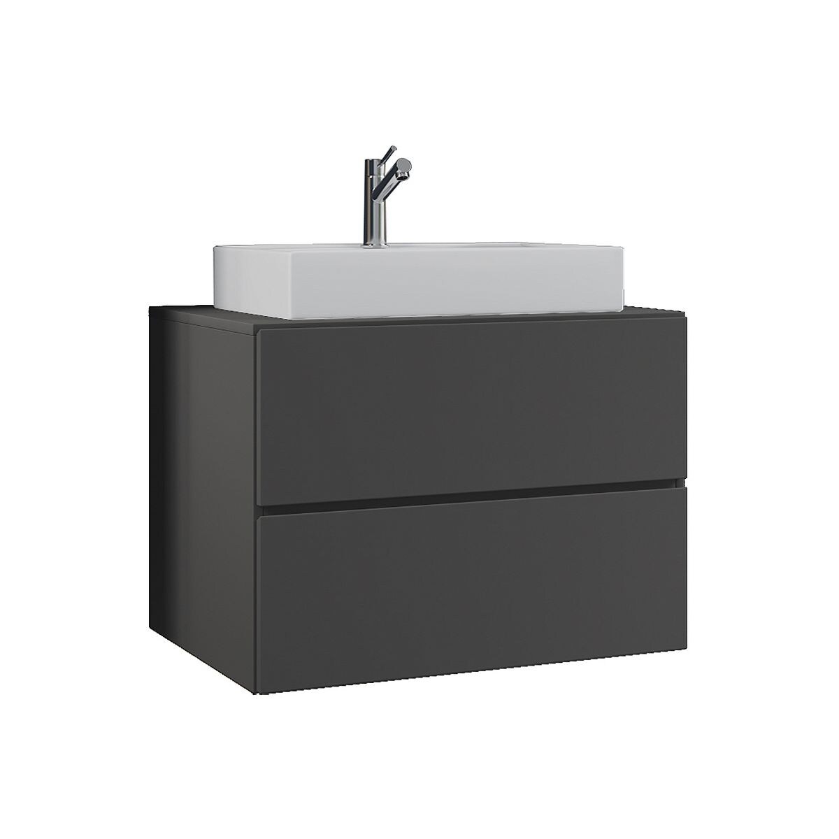 VCM Morgenthaler Lot de 2 meubles de salle de bains « Lendas » 60 cm