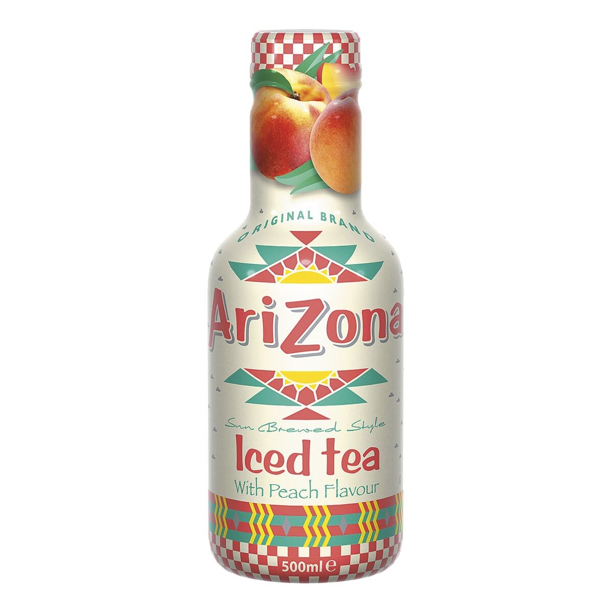 AriZona Paquet de 6 ths glacs  Peach Iced Tea  500 ml