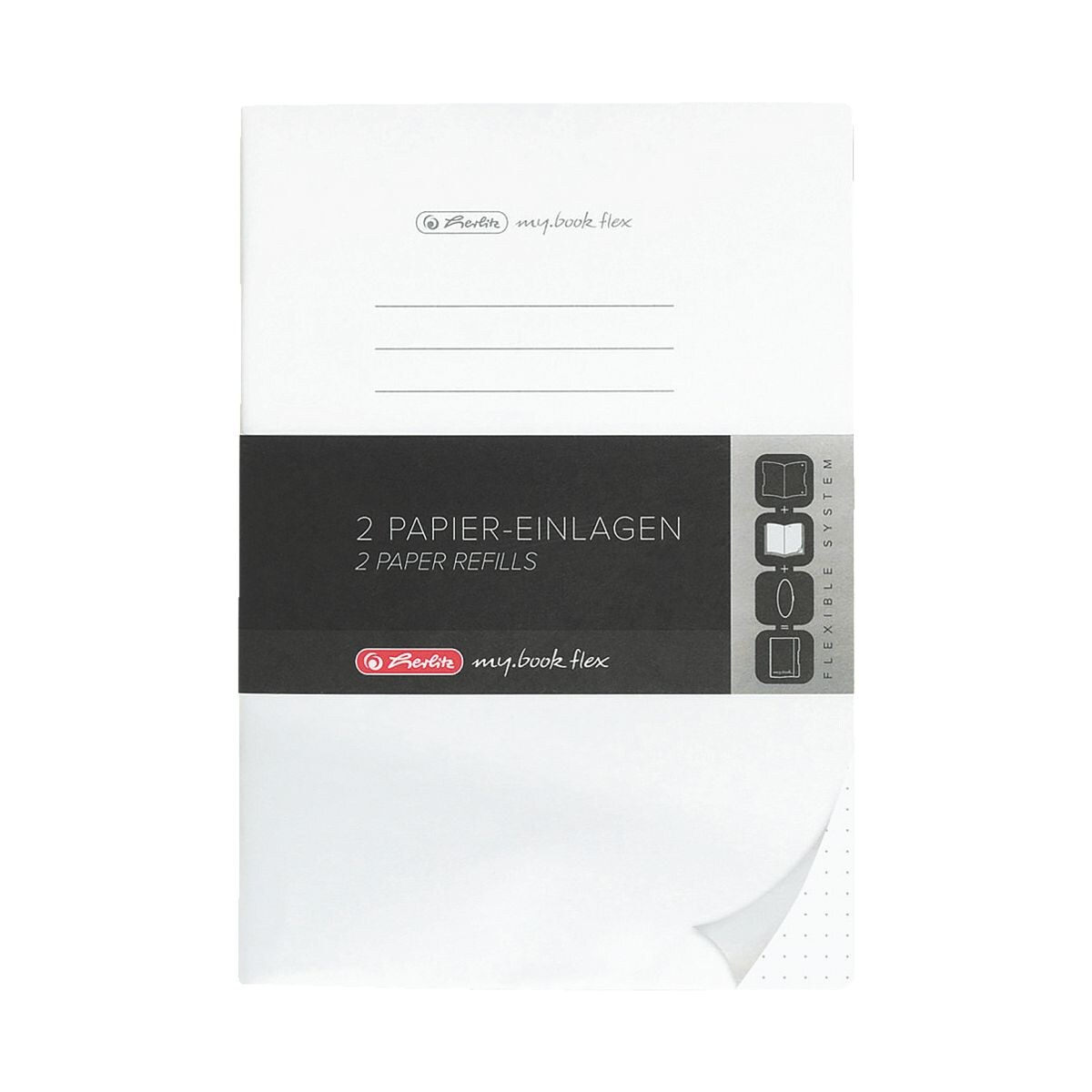Herlitz insert papier Refill flex - my.book A5