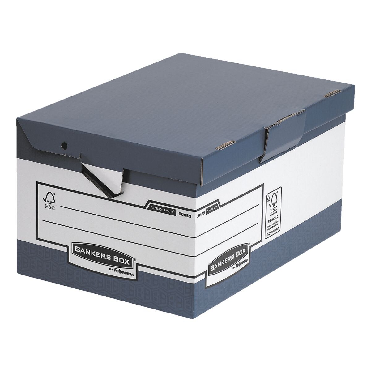Bankers Box System Boîte à couvercle rabattable « Maxi » + 6 boîtes d'archive