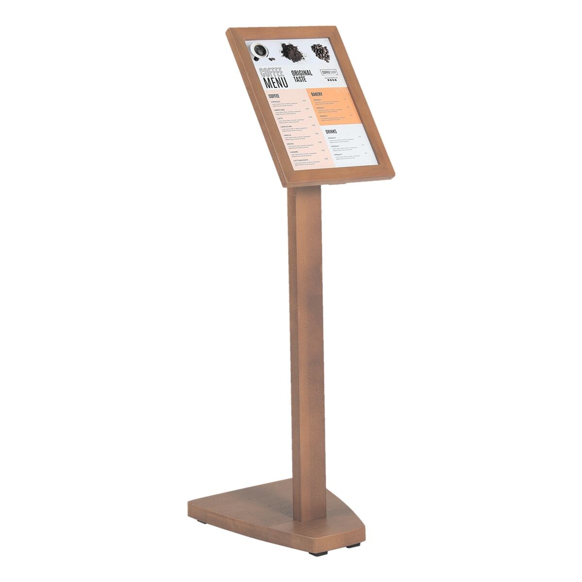 update displays Panneau d'info A4 format vertical/ horizontal