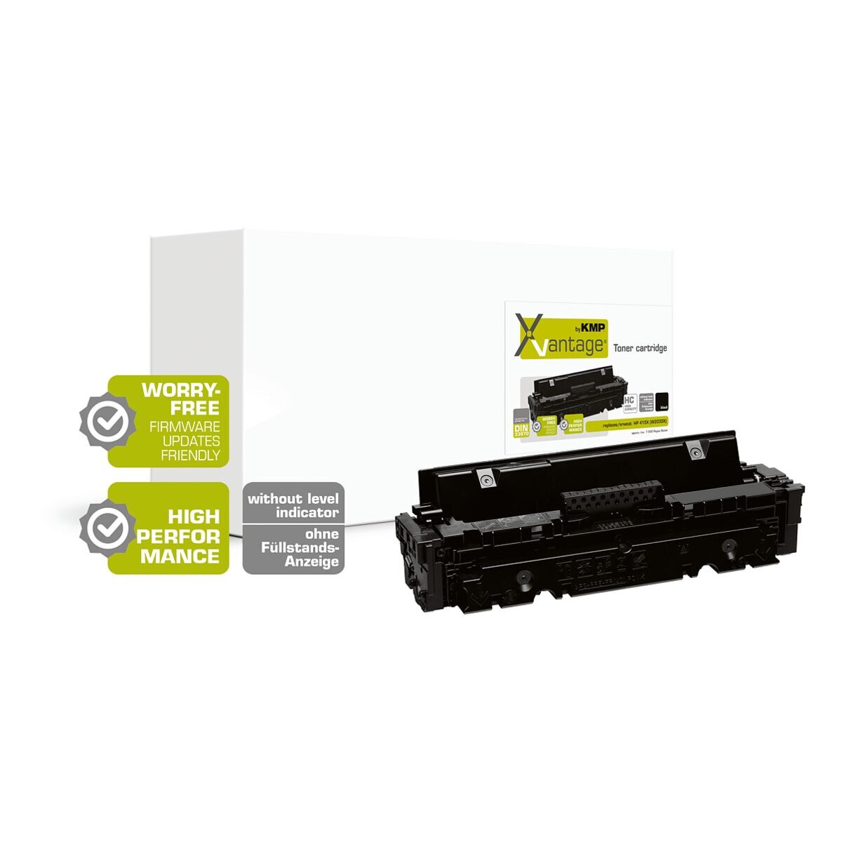 KMP Xvantage Toner équivalent HP « W2030X » No. 415X