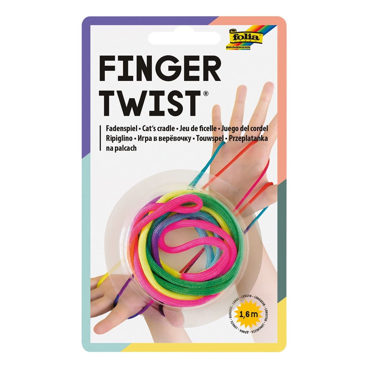 folia Paquet de 6 jeux de fils  Finger Twist 