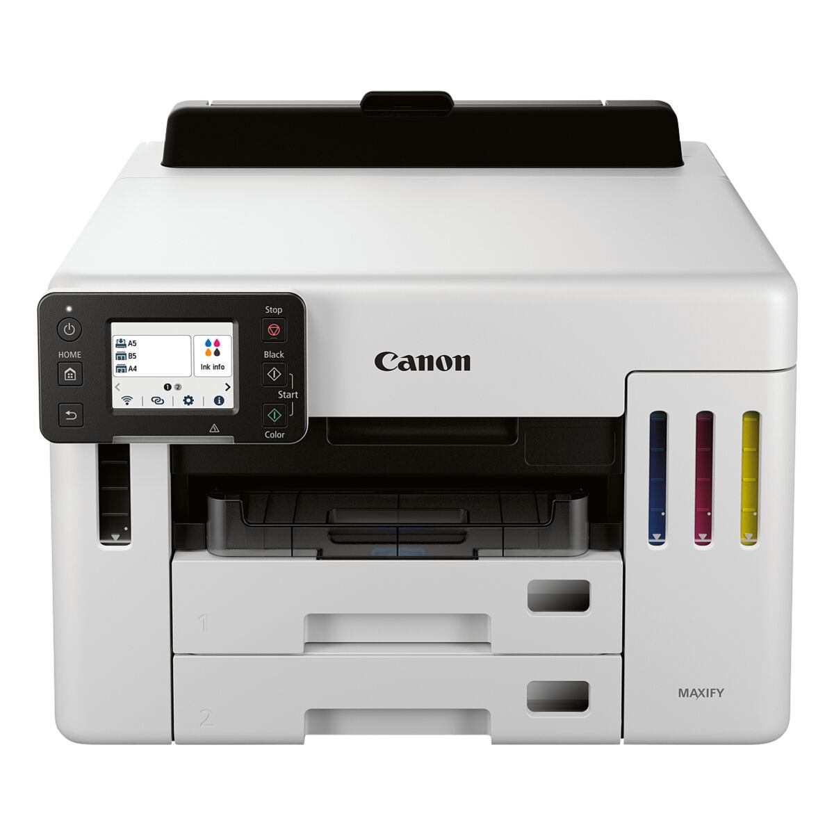 Canon MAXIFY GX5550 Imprimante jet d’encre, A4 imprimante jet d’encre couleur, 1200 x 600 dpi, avec WLAN et LAN
