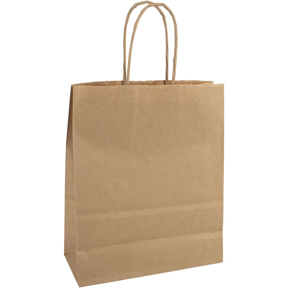 Lot de 50 sacs en papier 32 x 12 x 41 cm brun