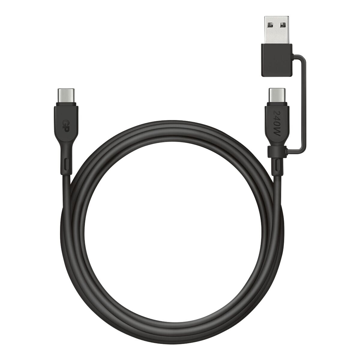 GP Batteries Câble adaptateur 2-en-1 USB-C vers USB-A/C