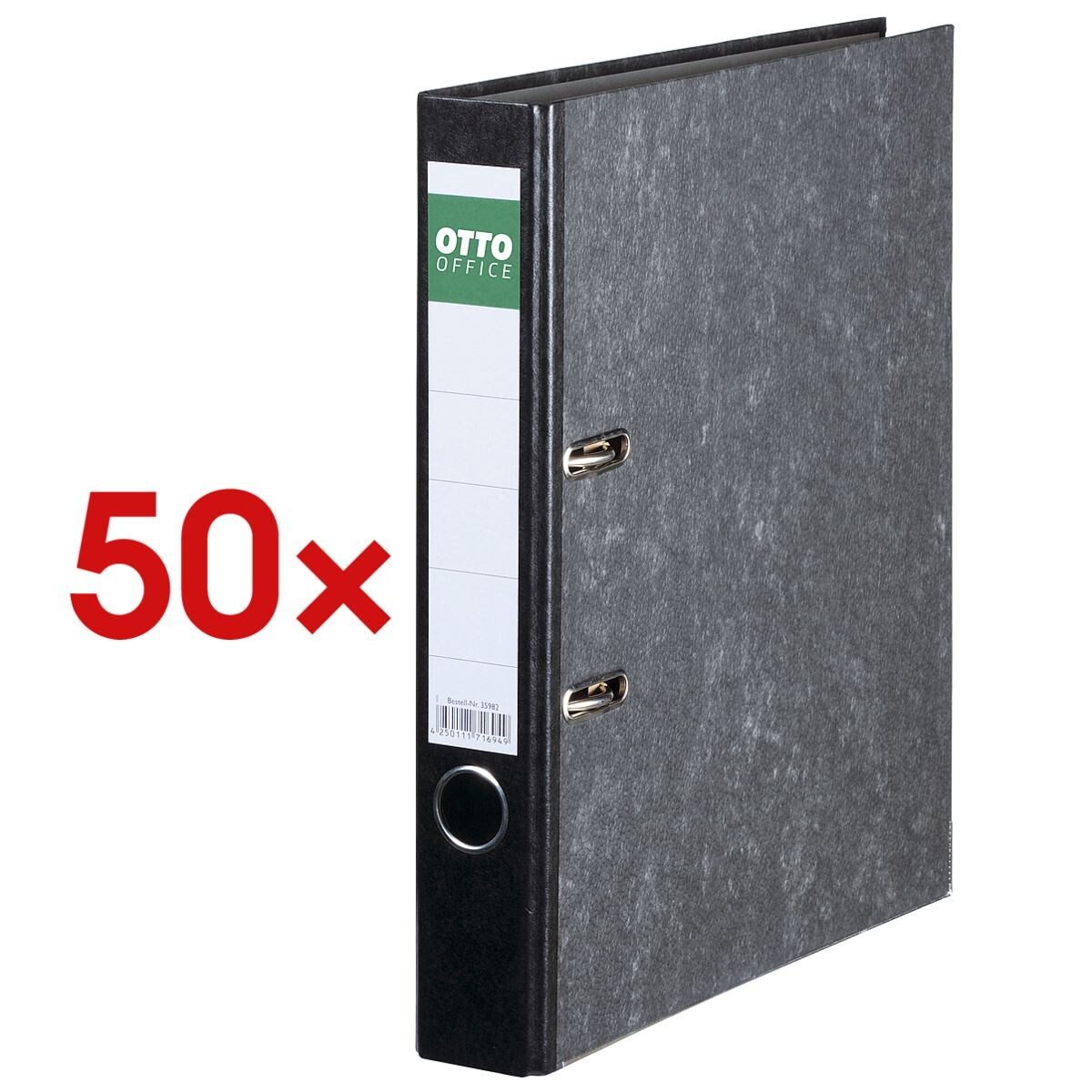 50x Classeur A4 OTTO Office Classic étroit, papier marbré nuages