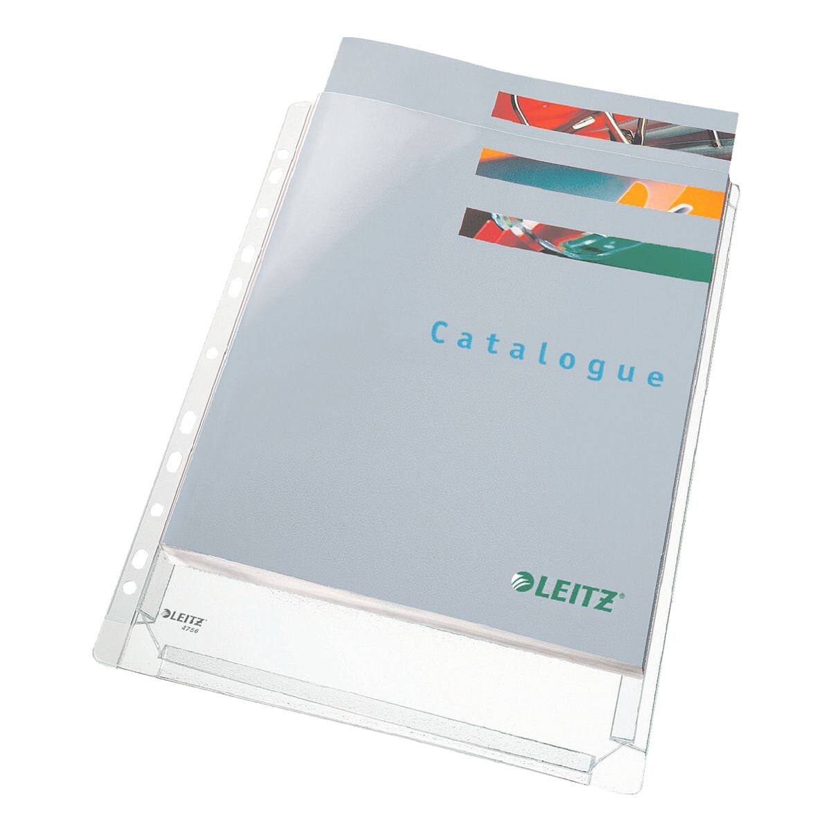 LEITZ pochette perfore Maxi 4756 A4 grain, ouverture en haut - 5 pice(s)