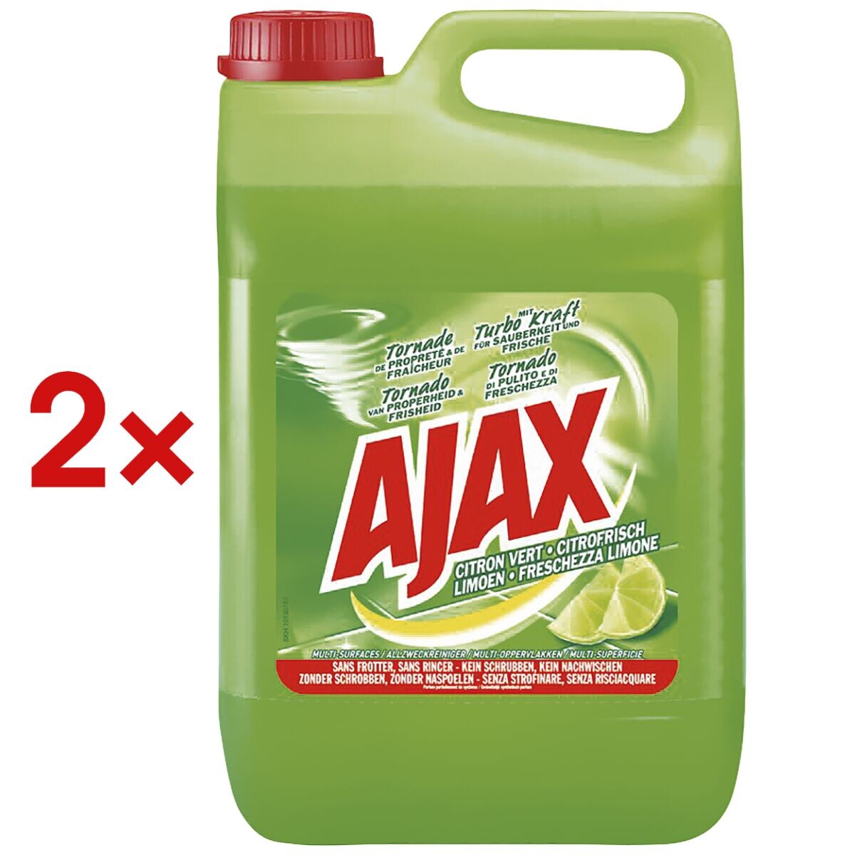 AJAX 2x nettoyant multi-usage « Citron vert »