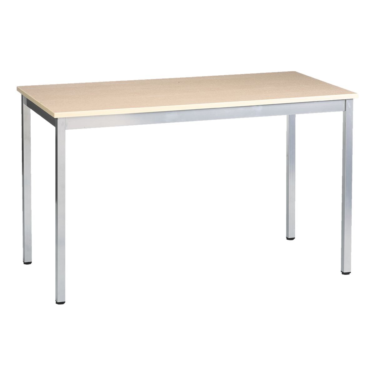 SODEMATUB bureau Programme table universel 180 cm, 4 pieds couleur aluminium