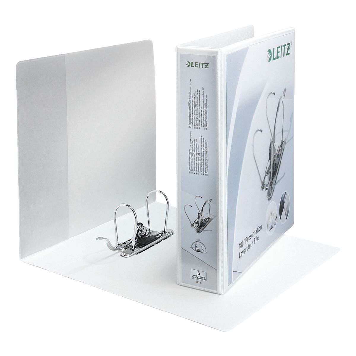 Classeur de présentation A4 extra-large LEITZ 180° large, uni