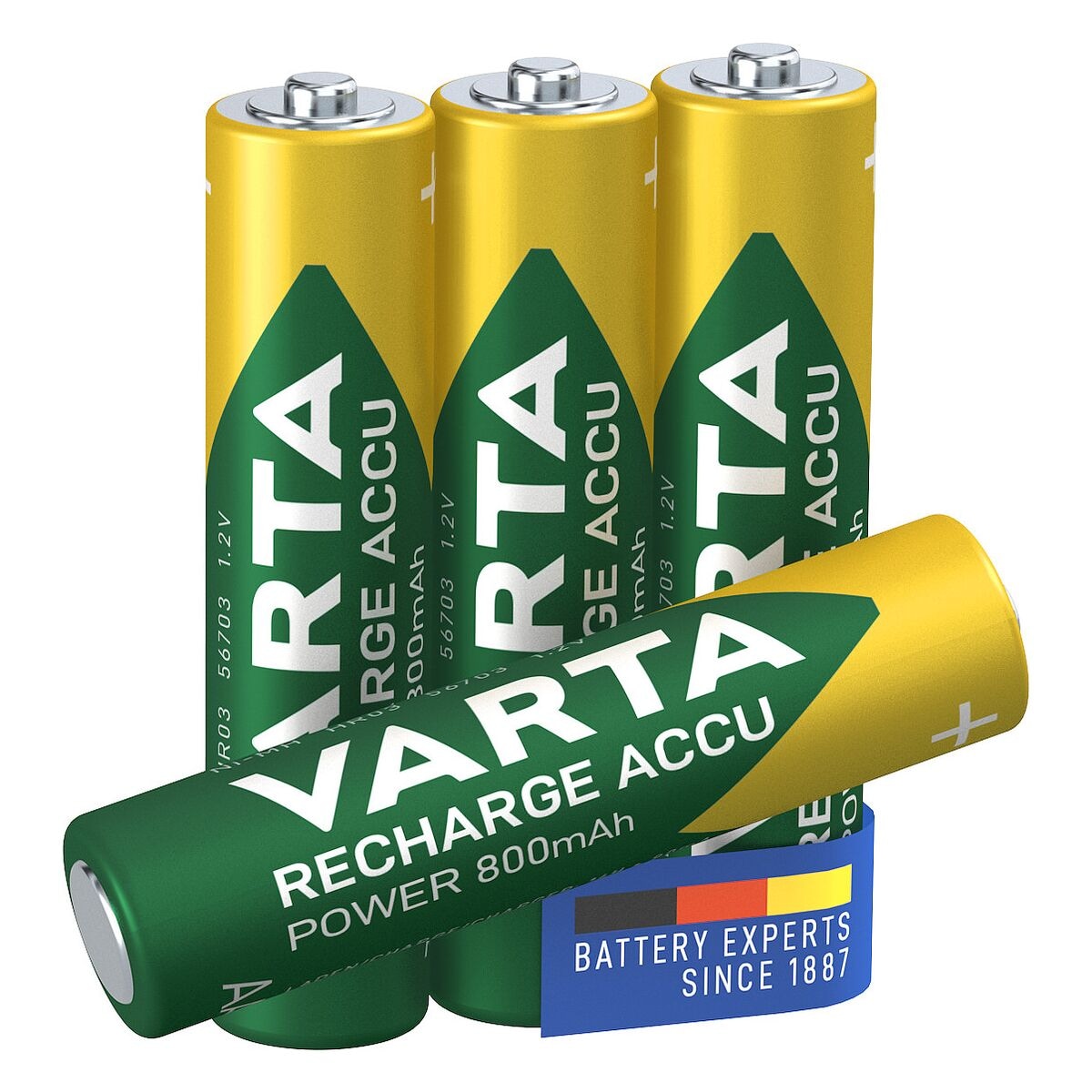Varta Piles rechargeables  RECHARGE ACCU Power  Micro / AAA / HR03