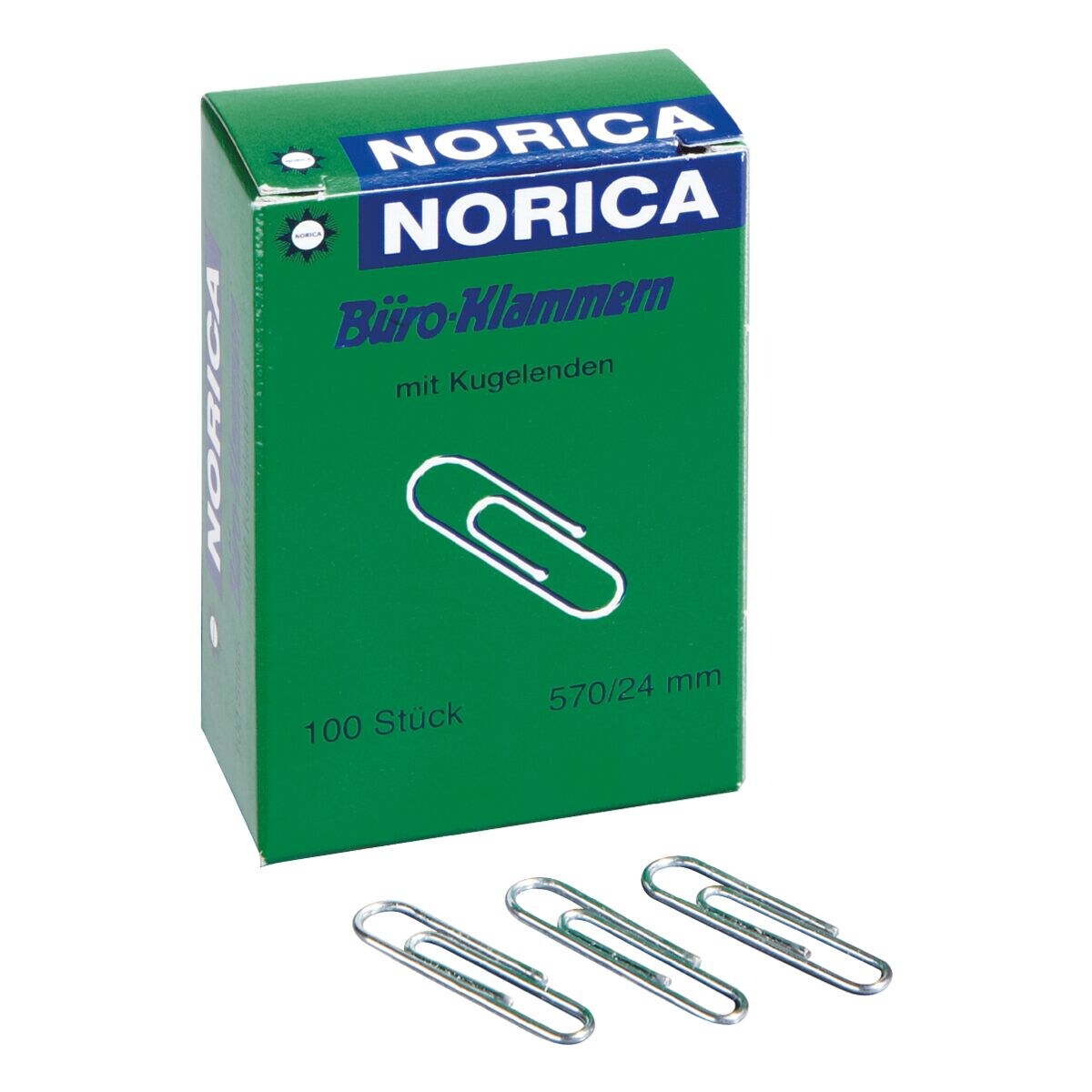 Norica Trombones 24mm, lisses, argentés, 100 pièces
