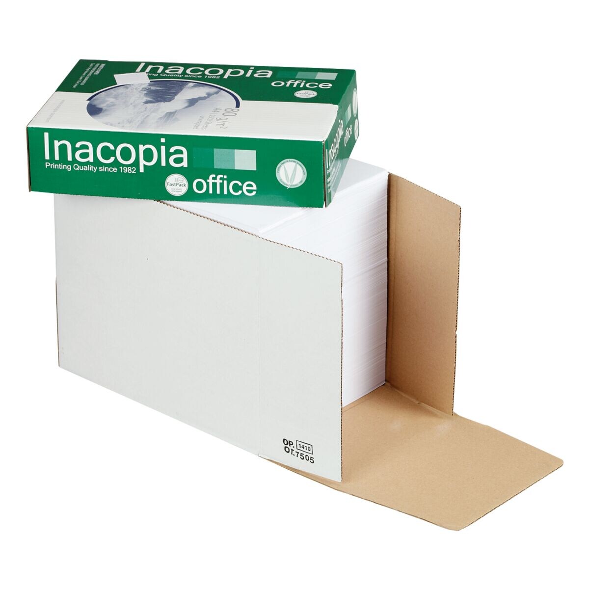 Bote-maxi de papier imprimante multifonction A4 Inacopia Office - 2500 feuilles au total