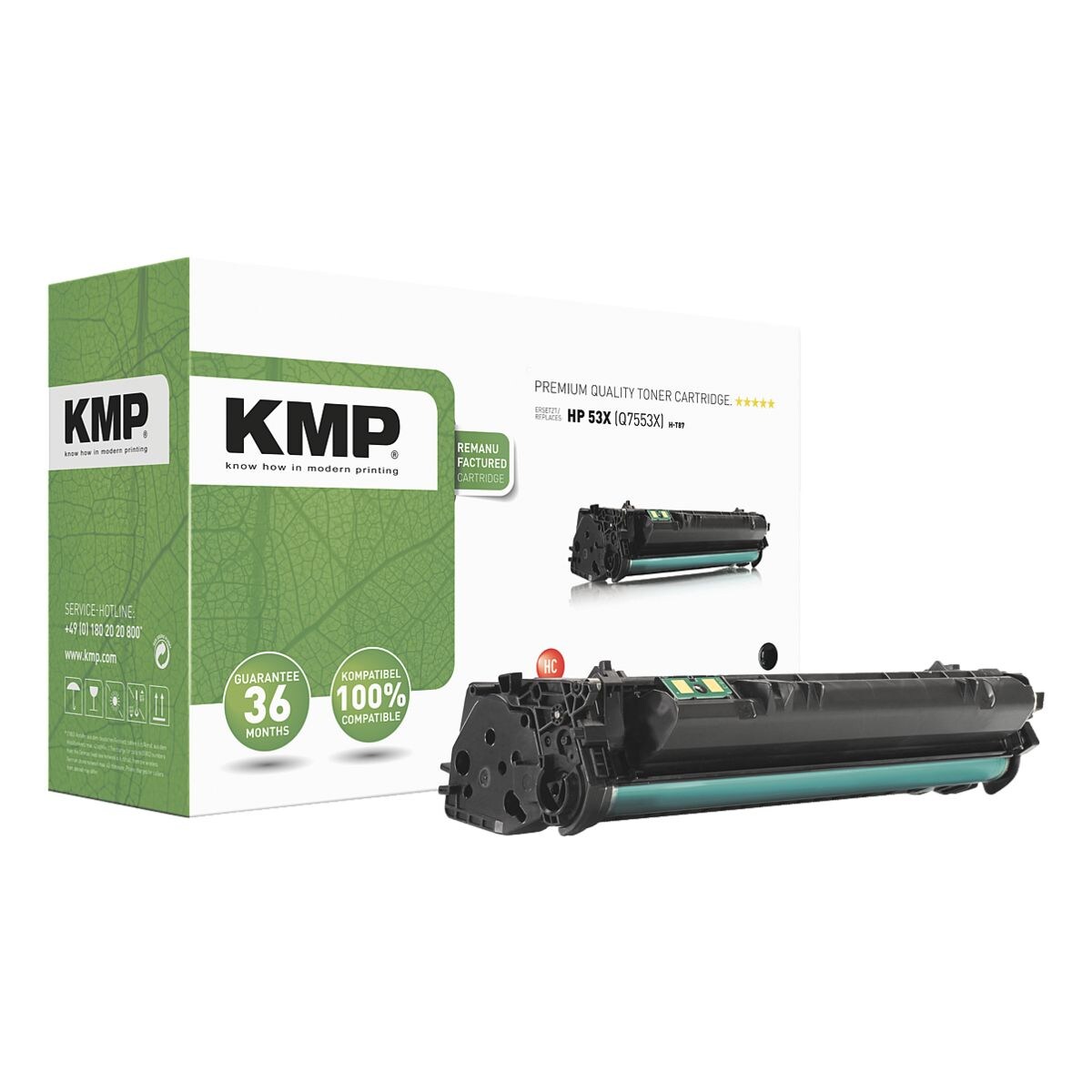 KMP Toner équivalent HP « Q7553X » 53X