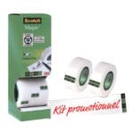Lot de ruban adhsif  Magic Tape 810  transparent 19 mm/33 m (l/L)