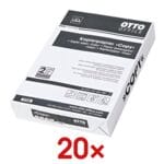 20x Papier photocopieur A4 OTTO Office Budget COPY - 10000 feuilles au total, 80g/m²