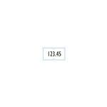 Paquet de 1200 étiquettes pour étiqueteur de produits et de prix (blanc - décollable)
