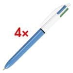 4x stylos-billes  4 Colours 