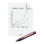 Film tableaux blancs  Magic-Chart  7-159000 60 x 80 cm