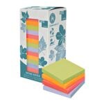 Notes repositionnables  Tower Recycling Notes  7,5 x 7,5 cm 4 couleurs