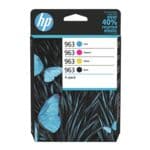 HP Lot de 4 cartouches d'encre « 6ZC70AE » HP 963 CMYK