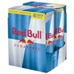 Paquet de 4 boissons nergtiques  Sugarfree  250 ml