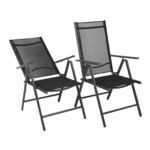 Chaises de jardin en lot de 2