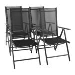 Chaises de jardin en lot de 4