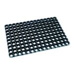 Caillebotis semi-circulaire pour mini-brosses 100x150 cm