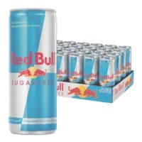 Red Bull Paquet de 24 boissons nergtiques  Sugarfree 
