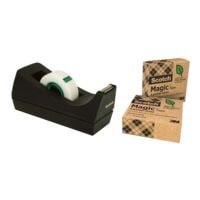 Scotch Dvidoir de ruban adhsif  C38  avec 3x Magic Tape 900  the greener choice 