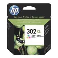 HP cartouche d'encre HP302XL, 3 couleurs - F6U67AE