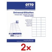 OTTO Office 2x paquet de 2400 étiquettes universelles