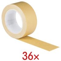 36x ruban adhsif d'emballage papier ECO, 50 mm de large, 50 m de longueur