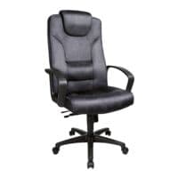 fauteuil de direction Topstar Comfort Point 50 microfibres avec pitement noir toile Housse microfibre avec accoudoirs