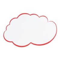 Franken Cartes de présentation « Nuage grand UMZ WG » 37x62 cm